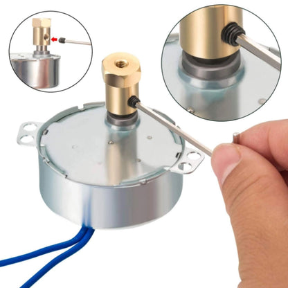 1pc AC 100-127V 4W Synchronous Motor Large Torsion Geared Motor Low Noise 50/60Hz CCW/CW (5-6RPM)