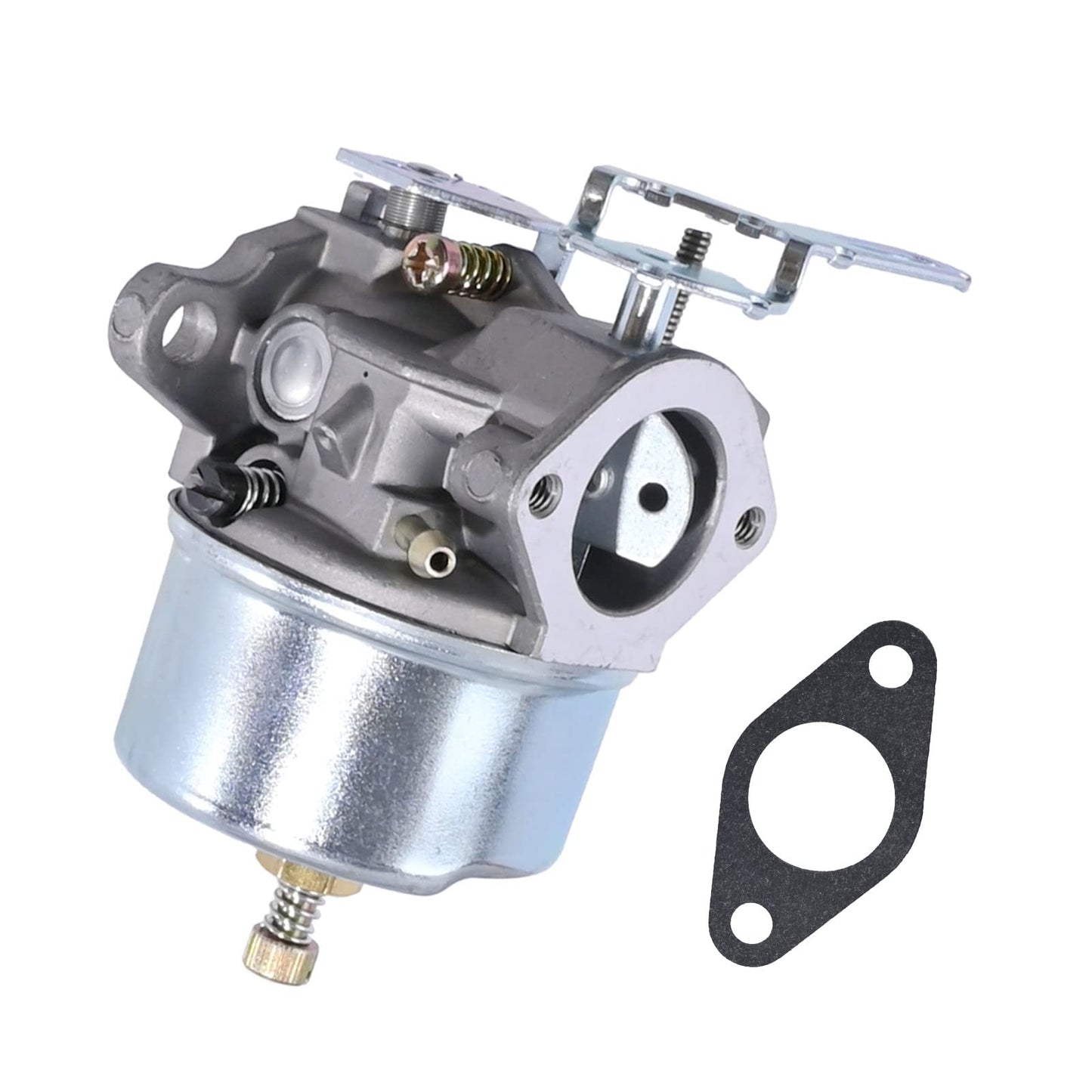 CADUFUELLY Adjustable Carburetor for Tecumseh 632107 640084B 3.5HP 4HP 5HP HSK40 HSK50 HS50 HSSK40 HSSK50 LH195SA Engines Snowblower Carburetor with Gasket