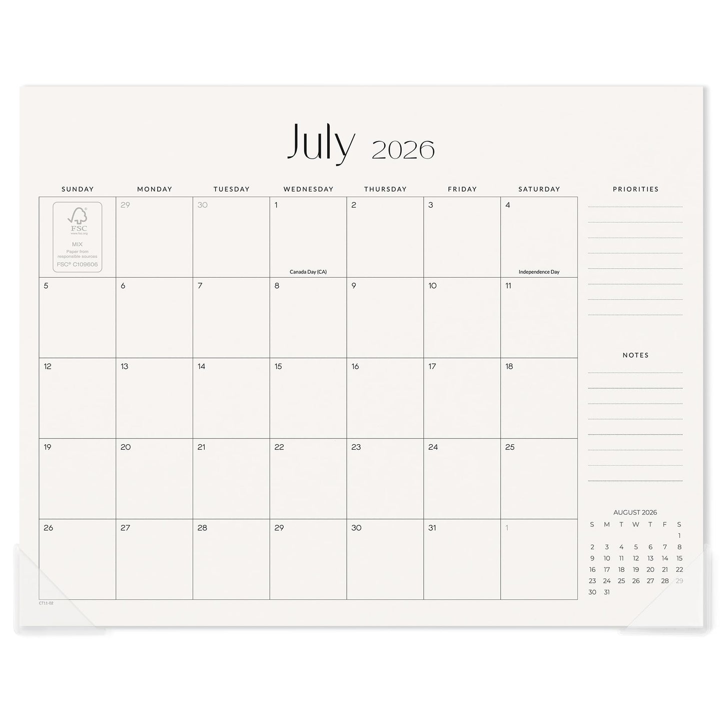 Cabbrix Magnetic Calendar for Refrigerator 2026-2027, Magnet Fridge Calendar July 2026 to December 2027, 13 x 11-1/2 inch, Monthly Floral Design, Easy Planning (Simplified)