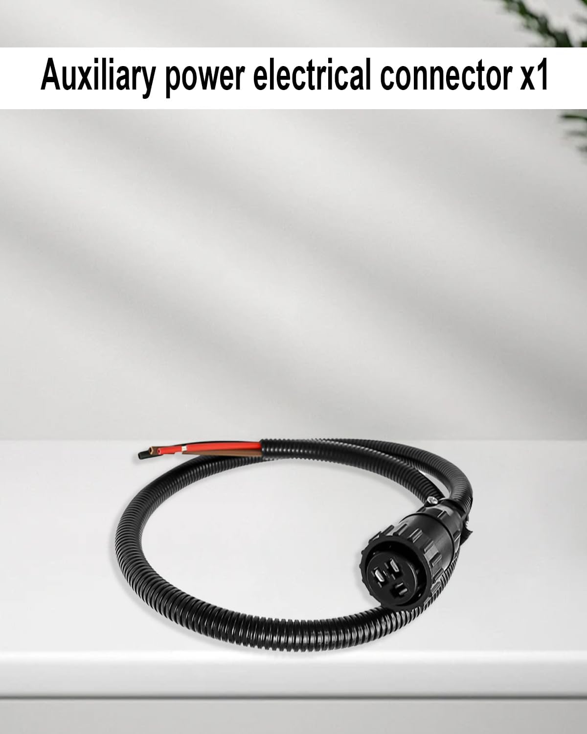 3 Pin Auxiliary Cable Fit for John Deere Ford Case-IH Cotton Picker CPX420 CPX610 Combinev 2144 Tractor 7210 7220 7230 7240 7250 8910, Aux Power Connector Kit Replace 187103A1 86511459 RE37651 AP459