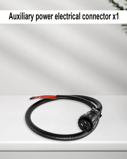 3 Pin Auxiliary Cable Fit for John Deere Ford Case-IH Cotton Picker CPX420 CPX610 Combinev 2144 Tractor 7210 7220 7230 7240 7250 8910, Aux Power Connector Kit Replace 187103A1 86511459 RE37651 AP459
