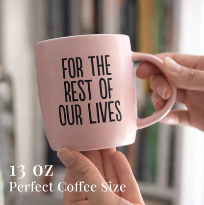 Triple Gifffted Lets Have Coffee Together Coffee Mug Set, Engagement Wedding Gifts for Couple, Bride and Groom Newlywed Bridal Shower, His and Hers, Mr and Mrs, Christmas, Valentine’s, Ceramic 380ML