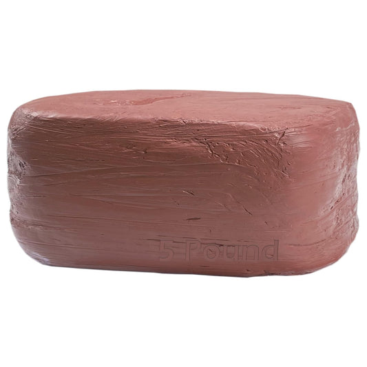 ReArt Natural Air-Dry Clay 5lbs, Terracotta for Sculpting, Wheel Throwing, Hand Building, All-Purpose Modeling Clay