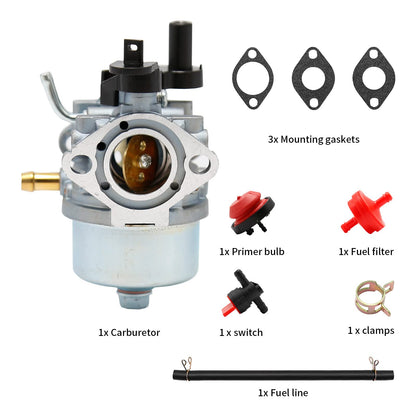 Zreneyfex 801396 38584 Carburetor Carb Kit Replacement for B S 801233 801255 38538 38413 38518, Toro CCR2400 CCR2450 CCR2500 CCR3000 CCR3600 CCR3650 Snowblower
