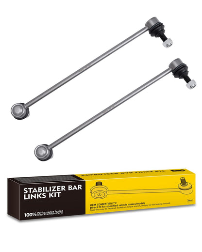 TOVASTY 2PCS Sway Bar Links Compatible with 2010-2019 Golf, 2005-2019 Jetta, 2007-2016 Eos, Compatible with 2015-2018 Audi Q3, 2008-2009 TT Front Stabilizer Bar Links