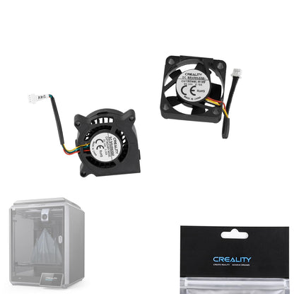 Creality Original K1 Fan 24v Set(2PCS), 3010 Axial Fan and 4020 Blower Fan for 3D Printer K1/K1C/K1 Max/K1 SE
