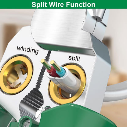 8 in 1 Wire Stripper with Voltage Tester, Pinzas De Electricidad, Multi-Function Electric Wire Stripping Tool for Cutting and Pulling Pliers, Electrician Repair Tool (1PCS)