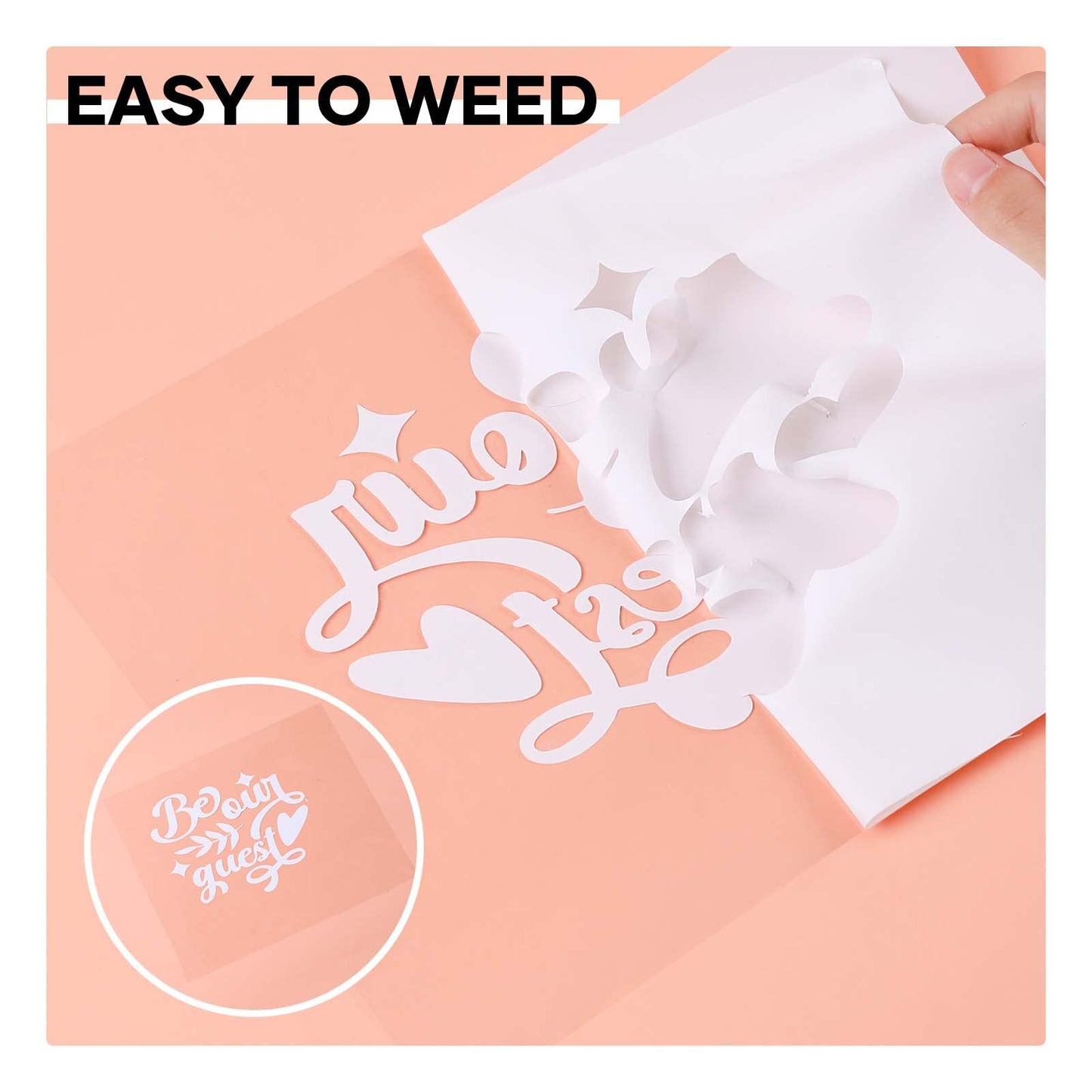 Heat Transfer Vinyl White HTV Rolls - 12" x 20ft White Iron on Vinyl for All Cutter Machine, HTV Vinyl for Shirts - Easy to Cut & Weed for Heat Transfer Design