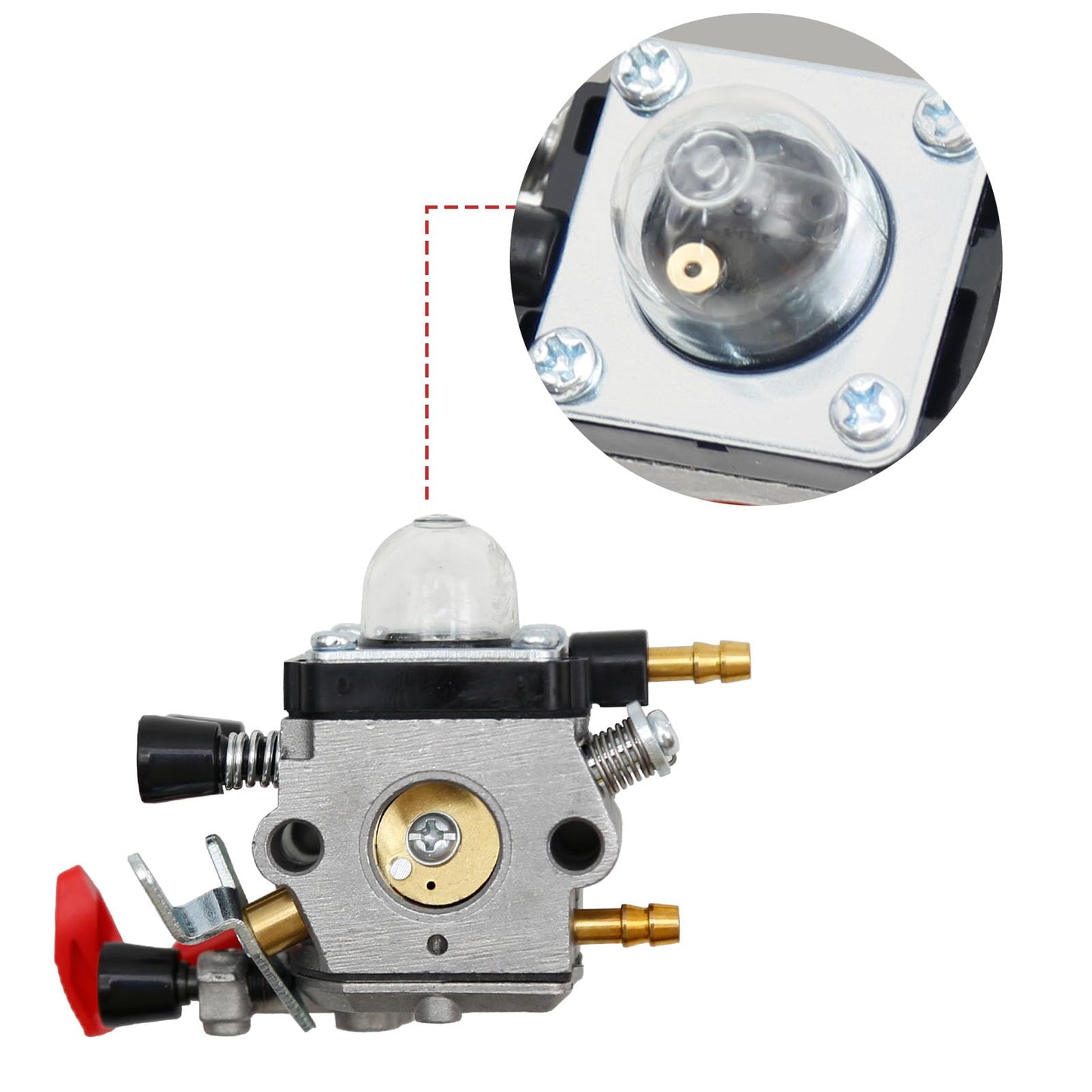 Anxingo BG50 Carburetor Kit Replacement for Stihl BG45 BG46 BG50 BG55 BG65 BG85 SH55 SH85 Leaf Blower Replaces 42291200650, 42291200608, 42291200610