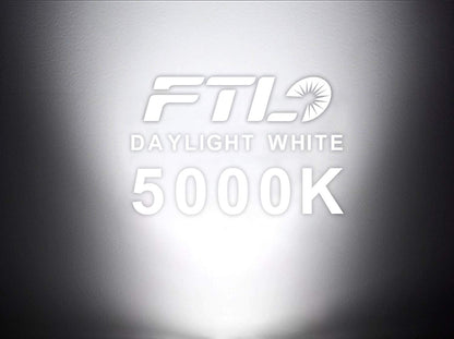 MR16 LED Bulb Non Dimmable 5000K Daylight White 5W AC/DC 12V 50W Halogen Equivalent 500lm GU5.3 Bipin Base 40 Degree Spotlight for Track Recessed Lighting and Outdoor Landscape Lighting 6-Pack