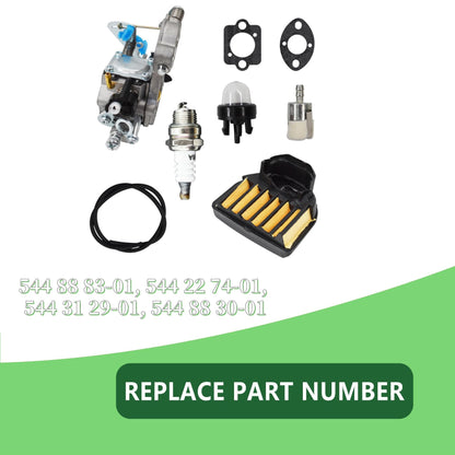 ALL-CARB Carburetor Replacement for 544883001 455E 455 Replacement for Rancher 460 461 Chainsaw Replace 544227401 544312901