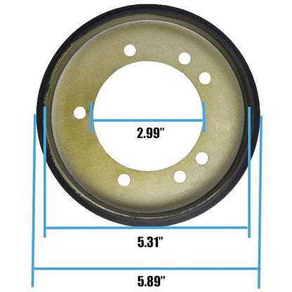 XhWser 04743700 Friction Wheel Snow Blower Drive Disc for 7600135YP 240-394 1720859 00170800 00300300 AM1221115 Snowblower Compatible with Ariens