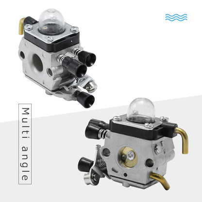 Anxingo C1Q-S97 Carburetor with Tune Up Kit Carb for Stihl FS38 FS45 FS46 FS55 KM55 HL45 FS45L FS45C FS46C FS55C FS55R FS55RC String Trimmer Weed Eater w/Fuel Line Air Filter Primer Bulb Gasket