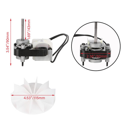 RDEXP 120V Bathroom Exhaust Vent Fan Motor with Fan Tool Parts SM550 Replacement for Electric Ventilator Motor