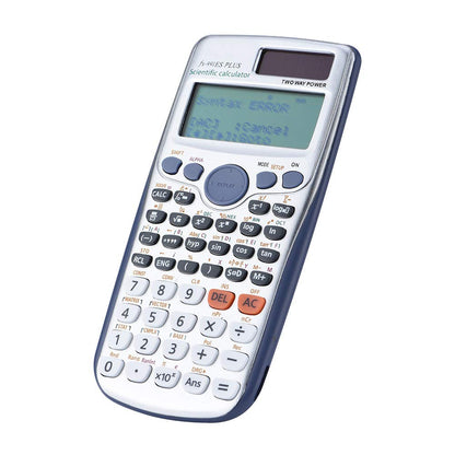 Scientific Calculator with 417 Functions, Plus Student Handheld Scientific Portable Solar Scientific Calculator for School Office, Textbook Synchronous Display