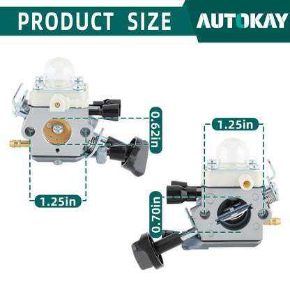C1M-S261B Carburetor for Stihl SH56C SH56 SH86 SH86C BG86 BG86CE BG86Z BG86CEZ Blower, for Zama C1M-S261B 42411200616