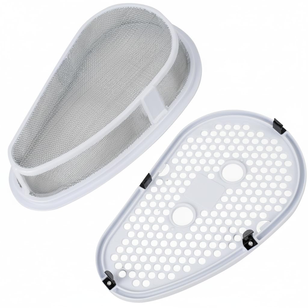 BlueStars [UPGRADED] W10828351 Dryer Lint Filter with Cover Replacement - For Kenmore Whirlpool KitchenAid Roper Dryers - Replaces 8531967 8531964 AP5985829 348400 348399