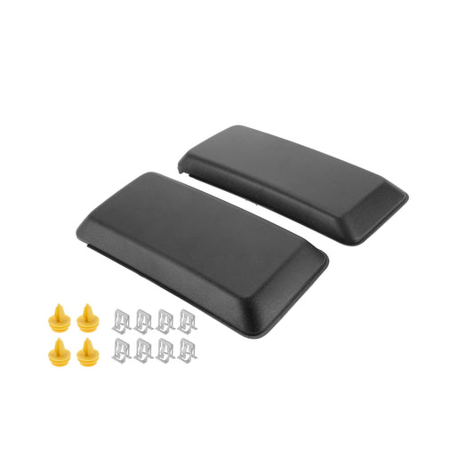 REPAIROCK Front Bumper Pads for Ford F-150 2018-2020 Front Left Right Bumper Guards Insert Pads Caps Plastic Black 1 Pair