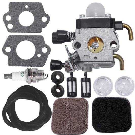 Vkinman C1Q-S97 Carburetor with Air Filter Fuel Repower Carb Kit Replacement for Sthil FS75 FS80 FS80R FS85 FS85R FS85T FS85RX String Trimmer
