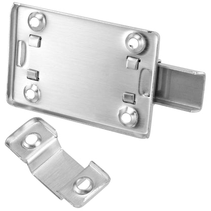 KEILEOHO 12 PCS 3 Inch Stainless Steel Slide Lock, Sliding Lock Barrel Bolt, Bathroom Stall Lock with Screws, Door Bolt Lock Slide for Hotel, Home, Room Doors