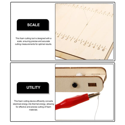 ULTECHNOVO Foam Cutter with Scale Portable Cutting Tool for Precise Foam Cutting and Energy Conversion in Scientific Experiments