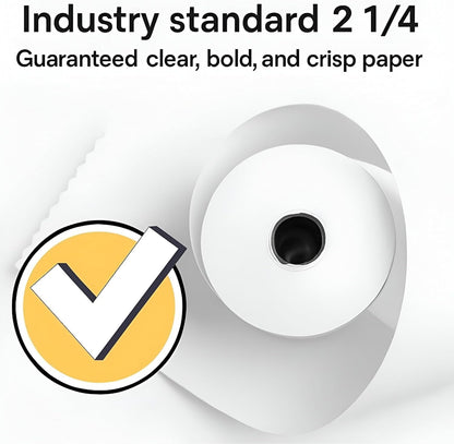Thermal Paper ROLL 2-1/4" x 60 Ft (Box of 50 Rolls) PRP Papers Inc.