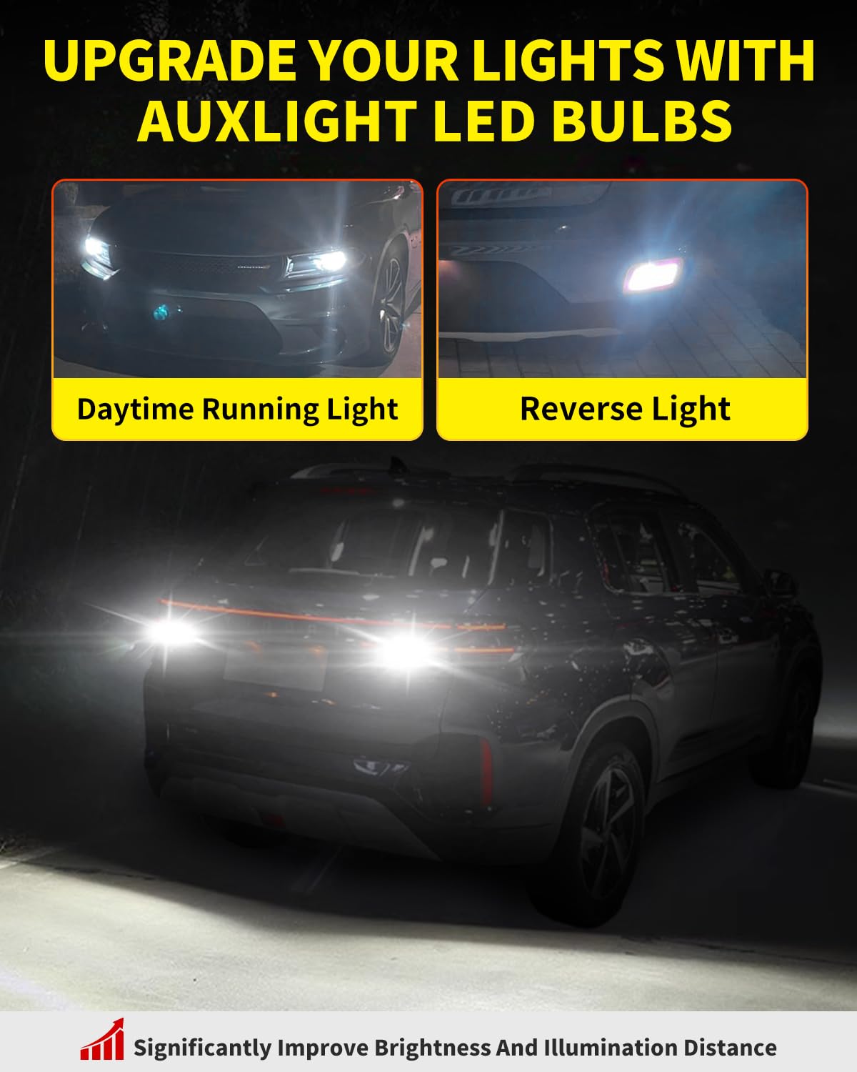 Antline 1157 BAY15D 7528 2057 2357 LED Bulbs White, Super Bright 3014 54-SMD LED Replacement for 12V-24V RV Camper Car Vehicle Trailer Trunk Backup Reverse Tail Brake Turn signal Lights (Pack of 10)