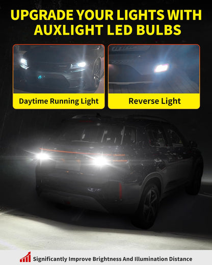 Antline 1157 BAY15D 7528 2057 2357 LED Bulbs White, Super Bright 3014 54-SMD LED Replacement for 12V-24V RV Camper Car Vehicle Trailer Trunk Backup Reverse Tail Brake Turn signal Lights (Pack of 10)