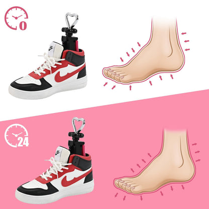 Shoe Stretcher Women Men Professional Boot Stretcher Adjustable Width Length for Wide Feet S Wm's 6-10;Men's 5-9,Rose Pack of 1