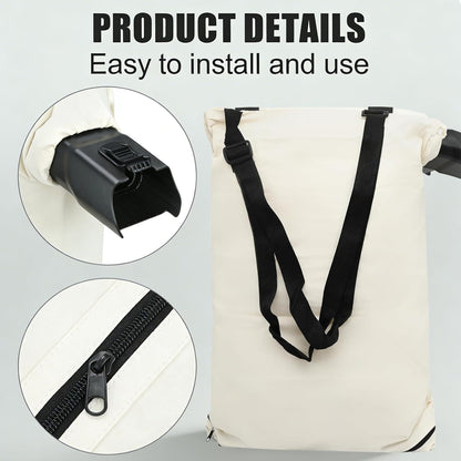 YIBOCO 127-7040 Leaf Blower Vac Bag for Toro 137-2336, 108-8994 Fits 51436 51563 51581 51594 51599 51609 51618 51619 51621 Blower - Leaf Blower Bag