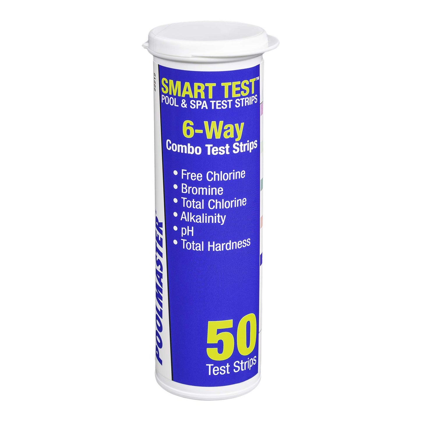 Poolmaster Smart Test 6-Way Combo Test Strips, 50 Strips, Pack of 1