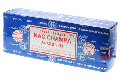 Satya Nag Champa 250 gram Incense Sticks for Positivity, Meditation, Relaxation, Yoga, Healing by Giftbrit