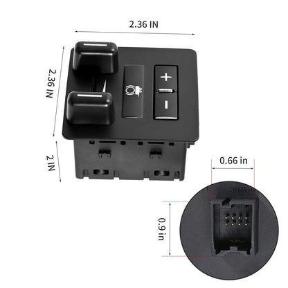 15926102 Trailer Brake Control Switch Replacement for 2007-2014 Chevy Suburban Yukon Sierra Escalade Silverado Avalanche Tahoe