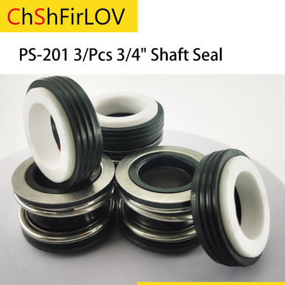 PS-201 3/Pcs 3/4" for Hayward Pool Spa & Pump Motor Shaft Seal Replace Max-flo Super pump SPX1600Z2 SP2605X7A SP2605X71 SP1600x5 SP1607x10 SP2800x5 SP3010(EEAZ) SP3010X15AZ