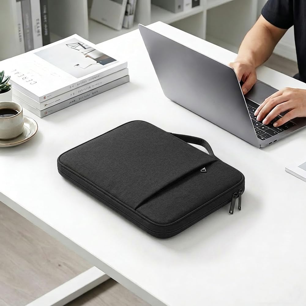 ProElife 13-Inch Laptop Sleeve Case for 2026 New MacBook Air 13.6 inch M5/A3449 Chip & MacBook Neo A18Pro/A3404 13 inch Accessory Traveling Water-Resistant Bag Portable Carrying Case (Black)