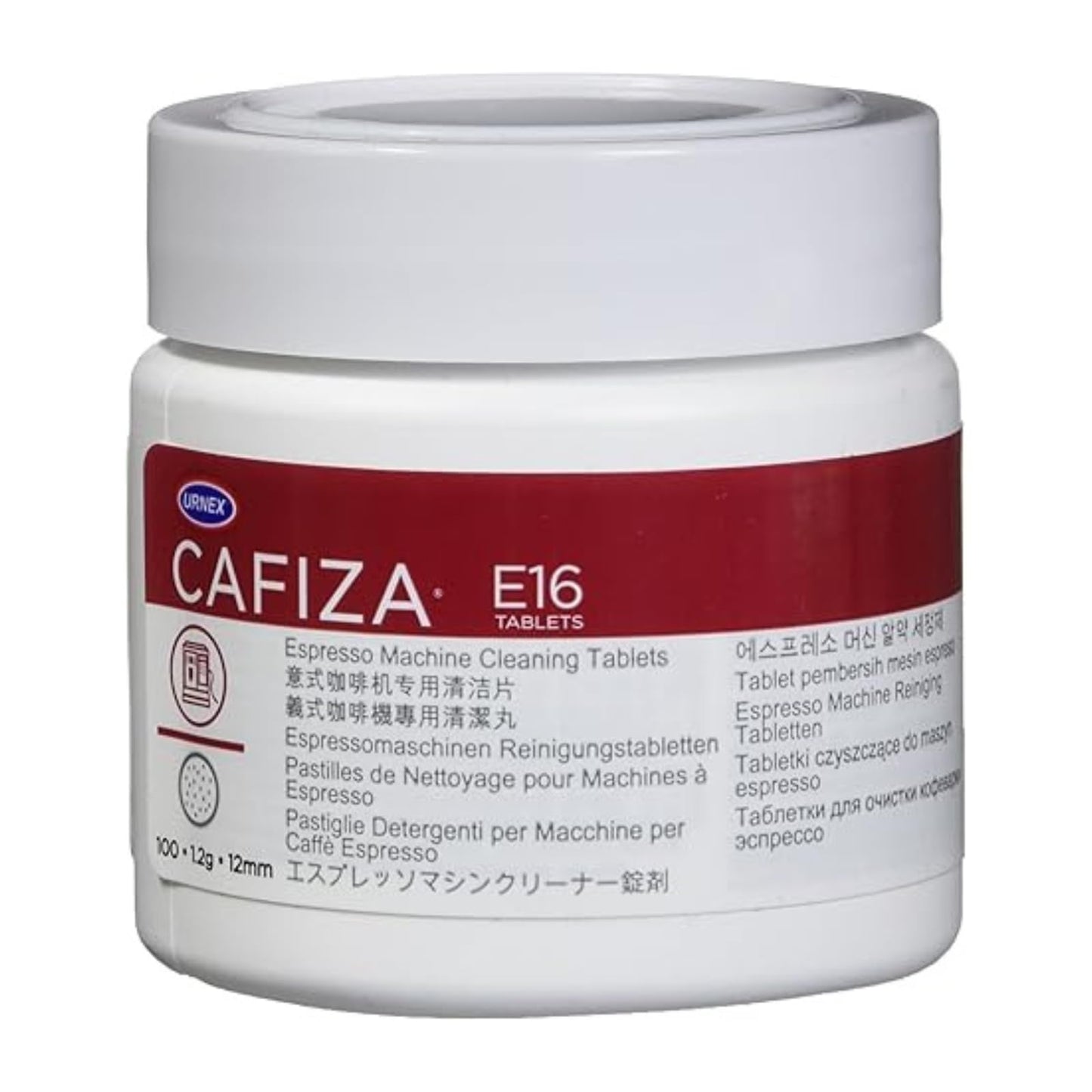 Urnex Cafiza Espresso Machine Cleaning Tablets, 100 Tablets