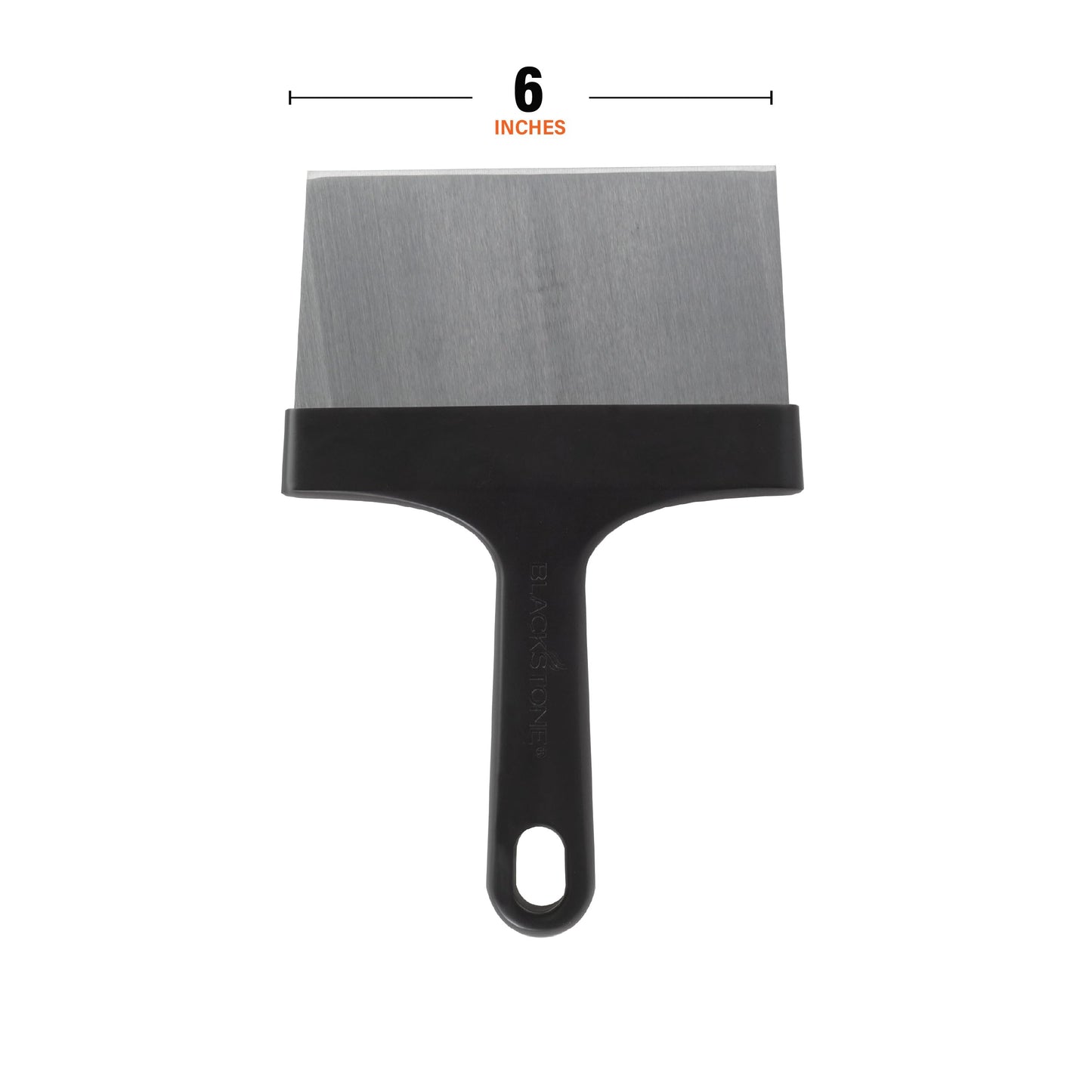 Blackstone 5061 Griddle Heavy Duty Flat Top BBQ Grill Cleaning – Stainless Steel Metal Construction with Long Handle – Multipurpose Kitchen Food Scraper & Chopper Accessories, Standard, Black