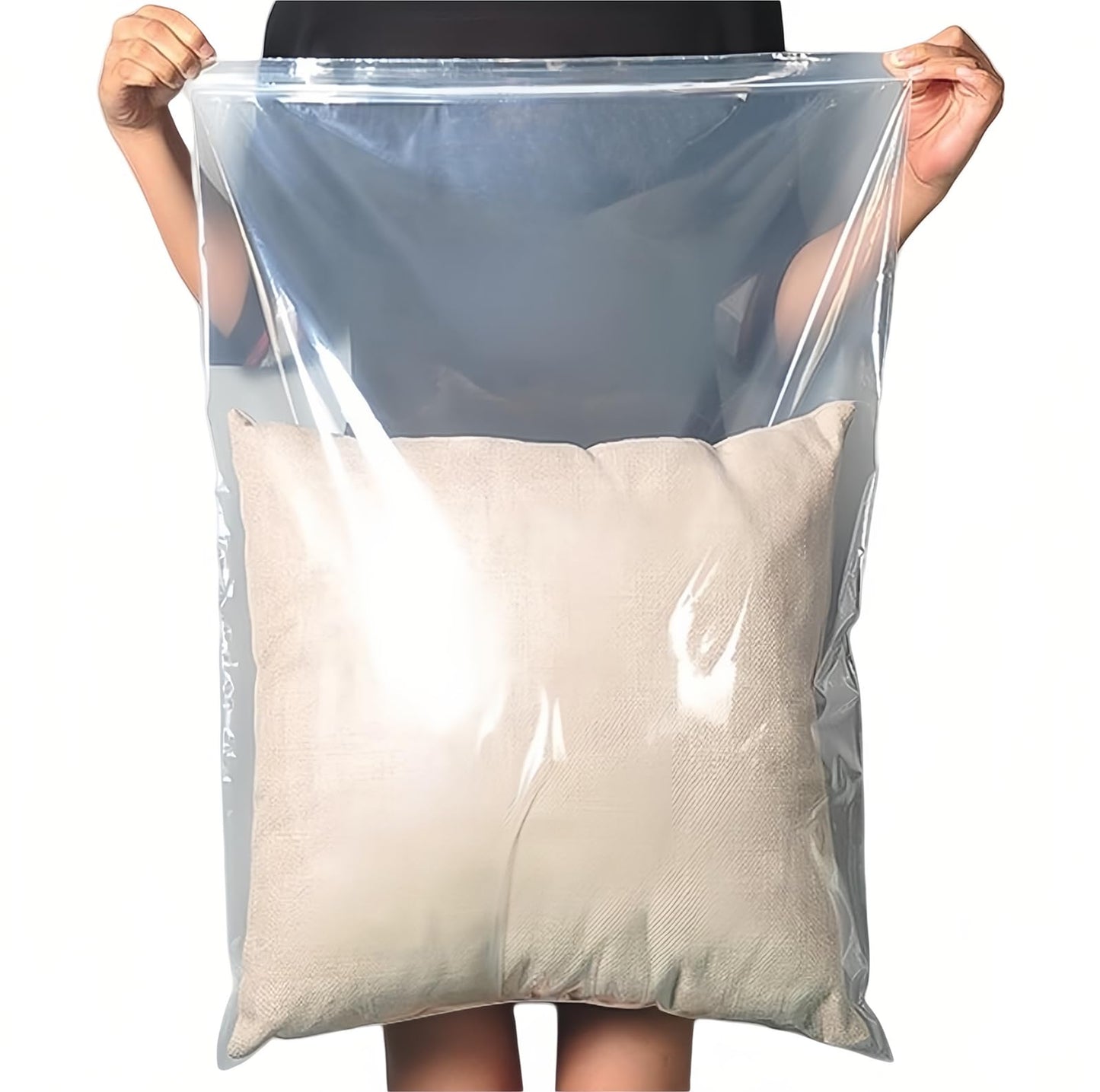 25 Pieces Large 5 Gallon Plastic Zipper Storage Bags 18x24 Inches Clear Reclosable Storage Bag