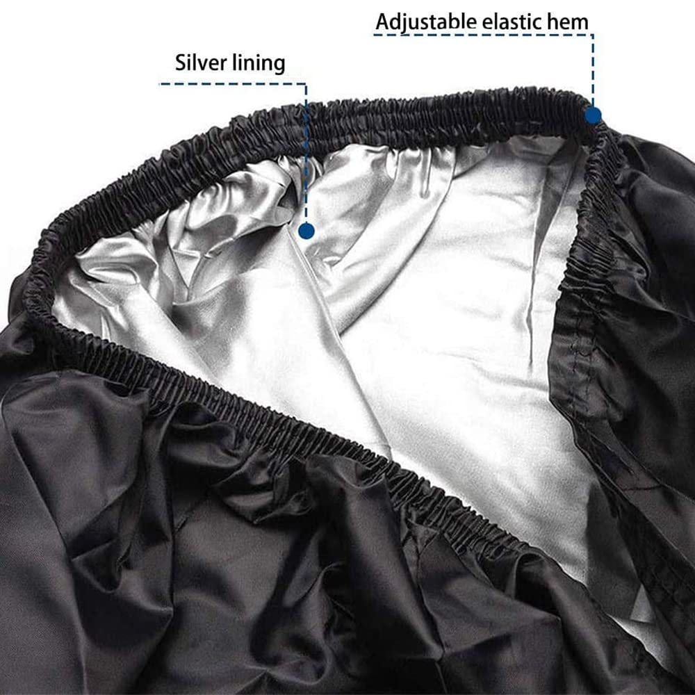 Skyour Lawn Mower Cover Waterproof Garden Ride-On Tractor Cover Outdoor Storage Dust Snow Rip-resistant Riding Lawn Mower Protector Covers (M: 69x43x43in)