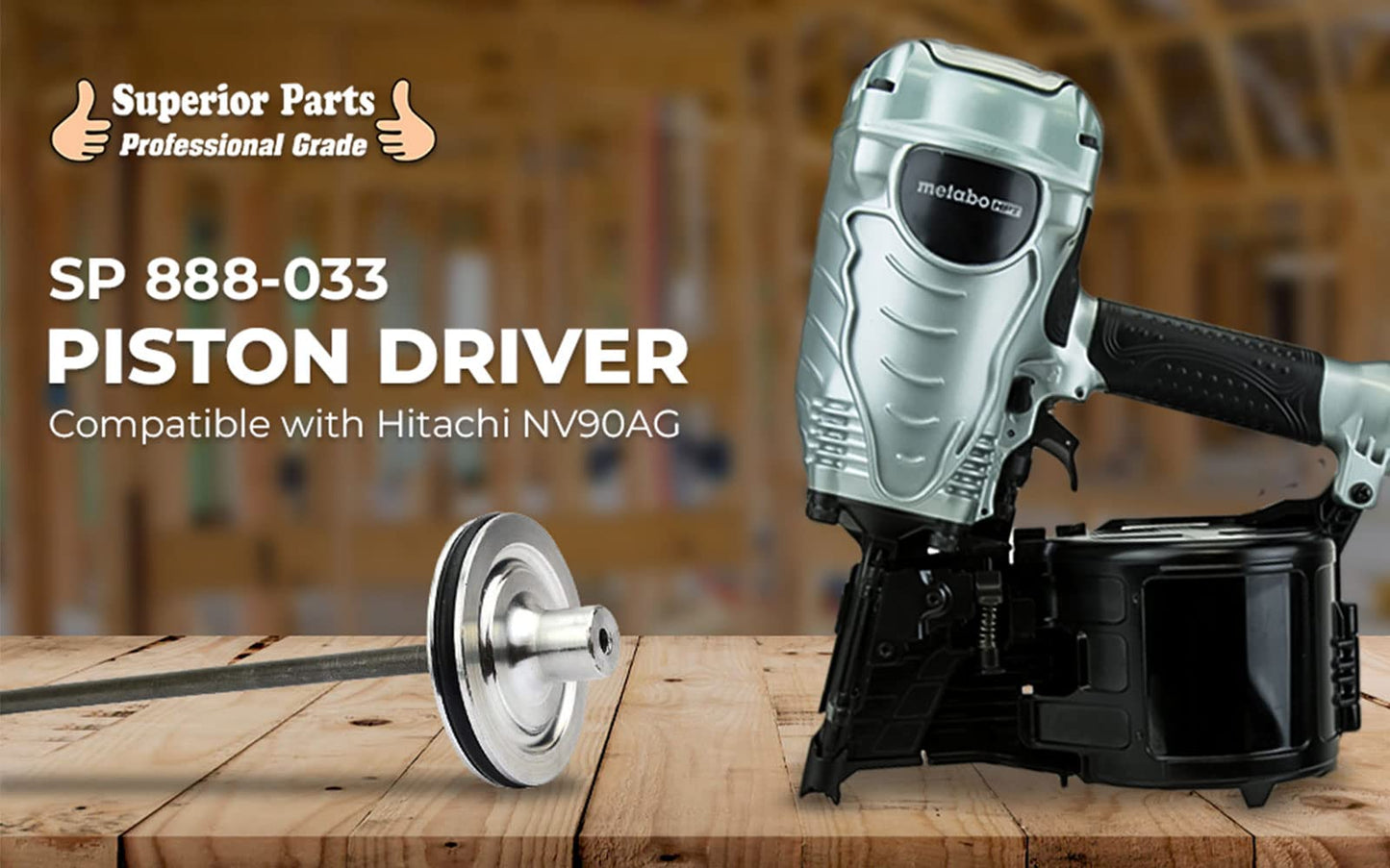 Superior Parts SP 888-033 Aftermarket Piston Driver for Hitachi NV90AG