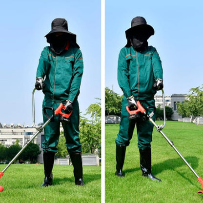 15.35in String Trimmer Handle,with Shoulder Strap Harness,Ergonomic Trimmer Aluminum Alloy Grip with Bracket Clamp,Weed Eater Extension Handlebar Attachment for Lawn Care Landscaping Yard Trimming