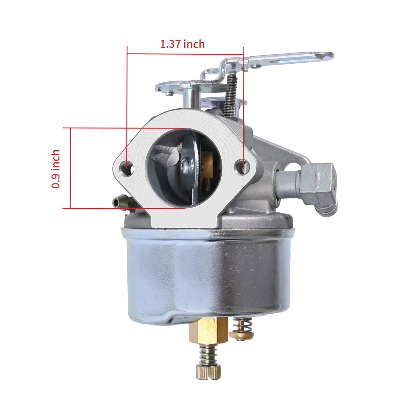CADUFUELLY Adjustable Carburetor for Tecumseh 632107 640084B 3.5HP 4HP 5HP HSK40 HSK50 HS50 HSSK40 HSSK50 LH195SA Engines Snowblower Carburetor with Gasket