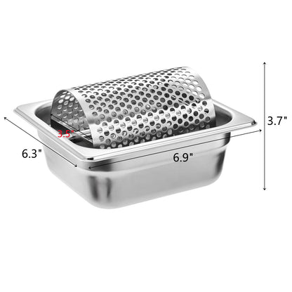 ZEAYEA Stainless Steel Butter Wheel, Butter Roller to Spread Butter Evenly, Bread Butter Spreader Wheel for Picnics, Barbecue, Grill, Indoor and Outdoor Use