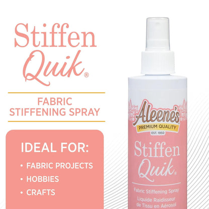Aleene's 15581 Stiffen-Quick Fabric Stiffening Spray, 8-Ounce