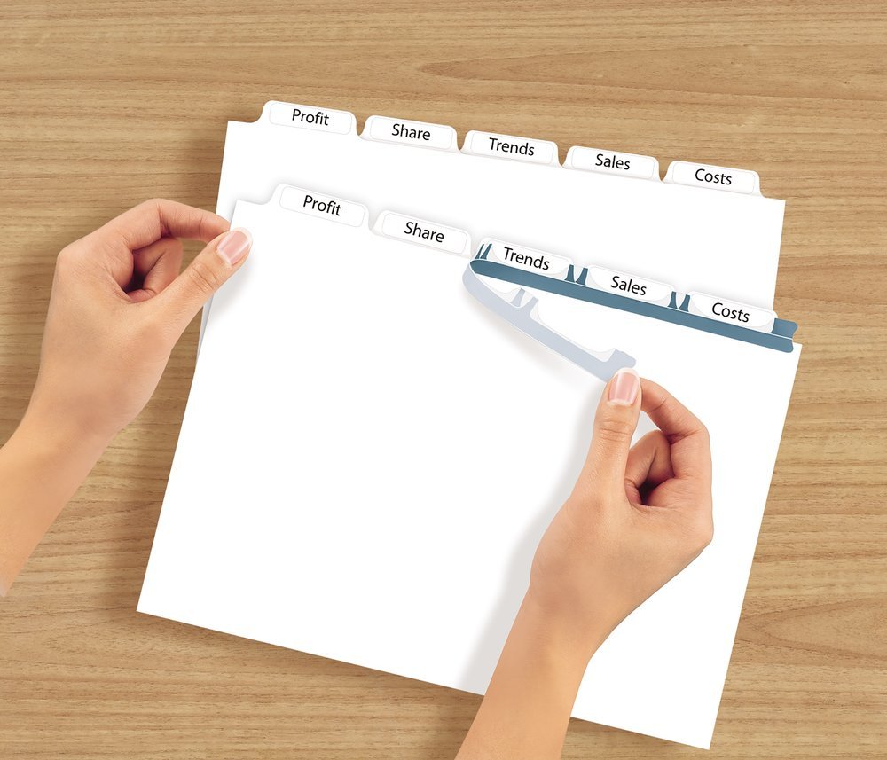 AVERY Index Maker Clear Label Dividers with Easy Apply Labels, for Laser and Inkjet Printers, White, 5 Tabs, 5 Sets, (11436)