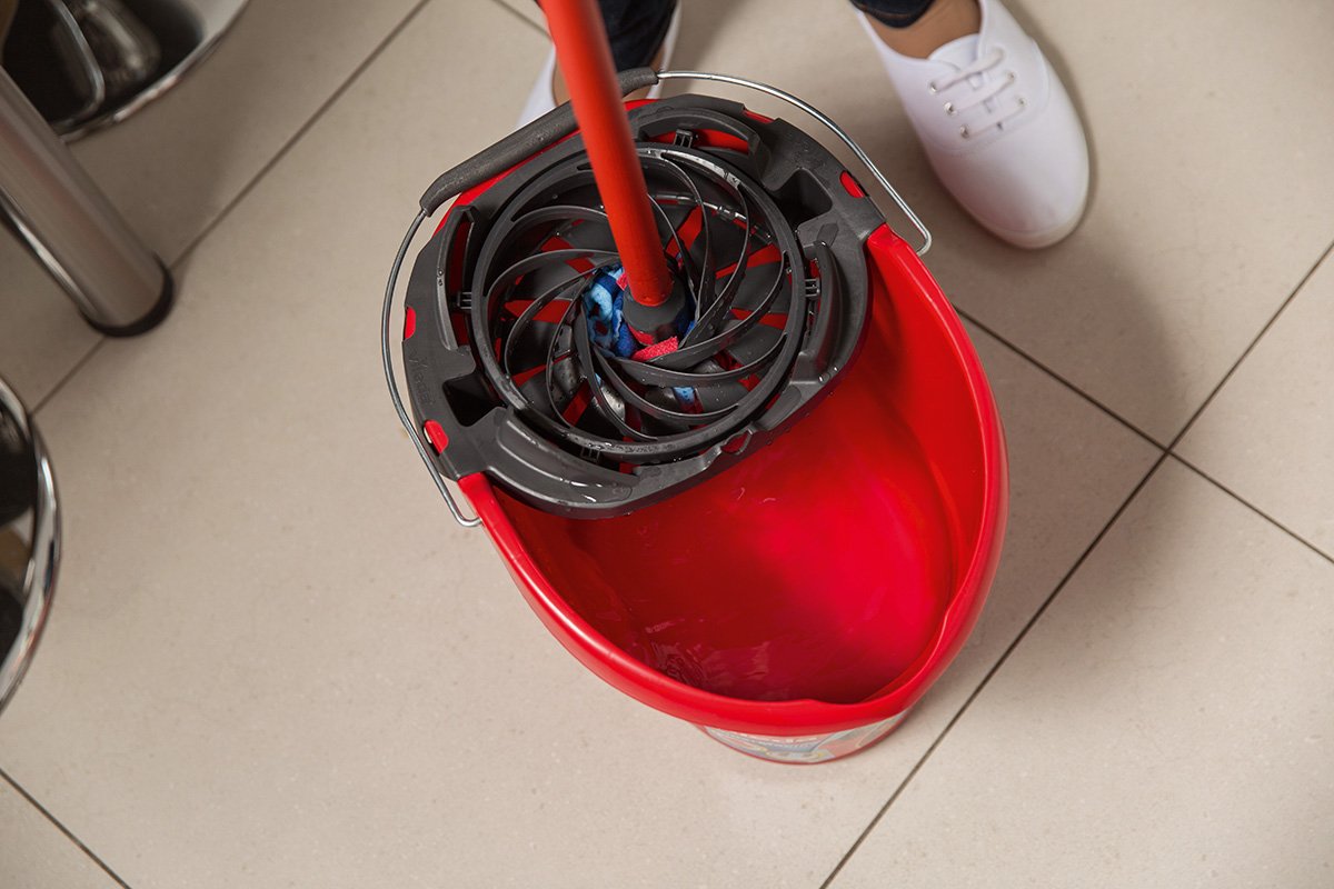 Vileda Wischmop Ersatzköpfe SuperMocio 3Action XL Refill, Twin Pack, Pack of 2, Multi-Colour