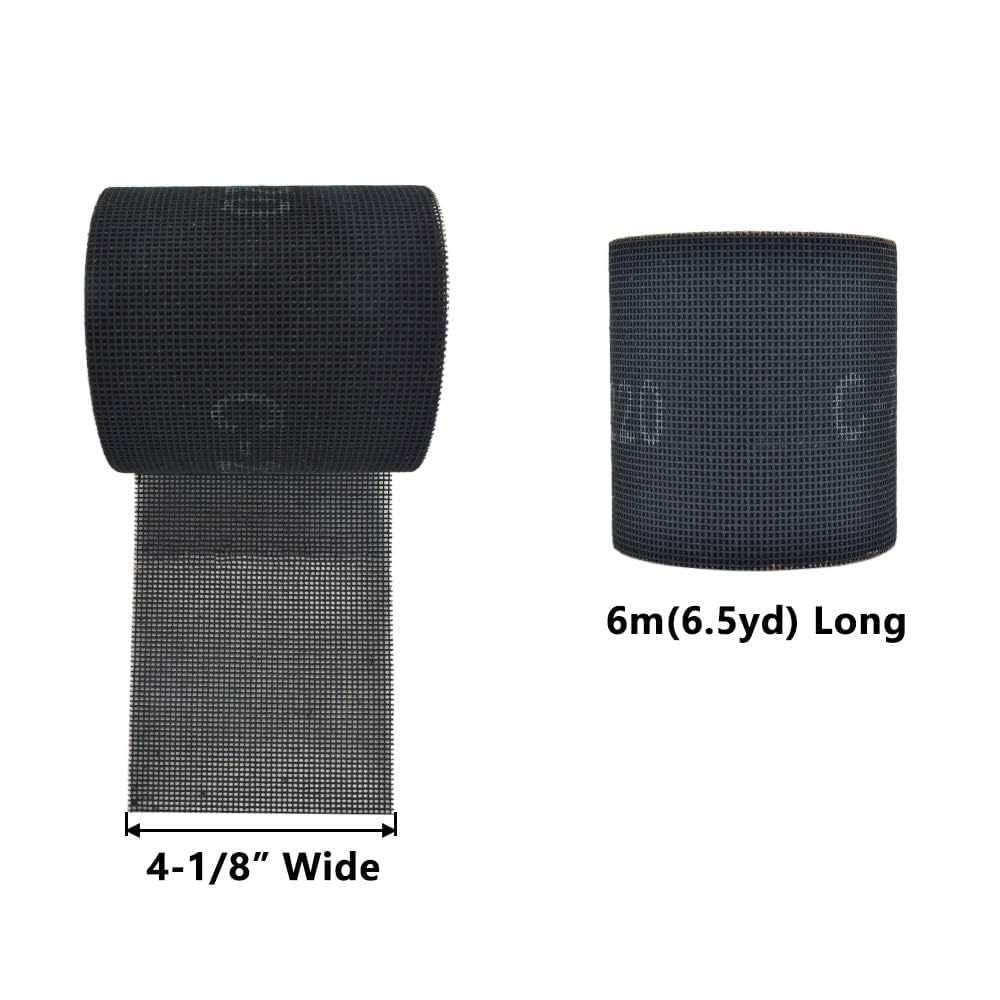 SCOTTCHEN Sanding Rolls/Plumbing Sanding Cloth 4-1/8" x 6.5yd (20 ft) / Plumber's Double Side Open Mesh/Aluminum Oxide Grit #80-1Roll