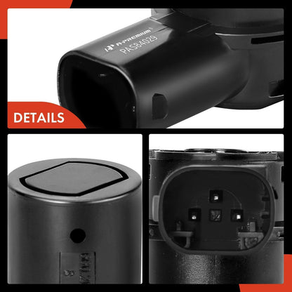 A-Premium 4-PC Rear Reverse Backup Parking Aid Assist Sensor Compatible with Select Ford, Lincoln & Mercury Models - F150 F250 F350 F450 F550 Super Duty, Explorer, Escape, Navigator, Mariner