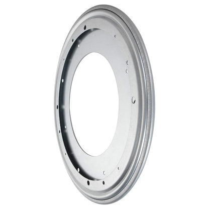 2 Pack Flat Lazy Susan Turntable Bearing 12 inch Round Lazy Susan Hardware 516 Thick Turntable Swivel Base for Rotating Table, Book Case, Serving Tray, DVD Tower, Corner Shelves, 1000lb Capacity