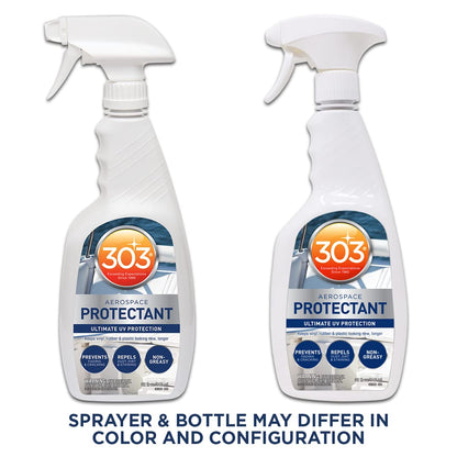 303 Marine Aerospace Protectant - Provides Superior UV Protection, Repels Dust, Dirt, and Staining, Dries to A Smooth, Matte Finish, Restores and Maintains A Like-New Appearance, 32oz (30306) 946 ml (Pack of 1)